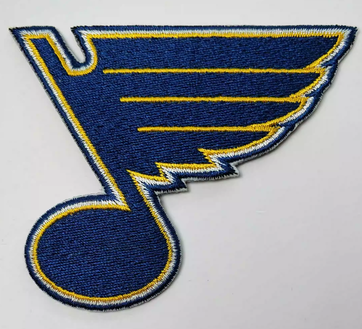 St. Louis Blues Logo Iron on Patch 7.3cmx9cm